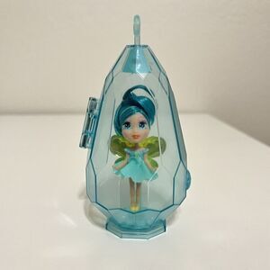 Mattel Barbie Fairytopia Jewel Necklace Ring Twinkle Fairy Blue 2004 NO NECKLACE